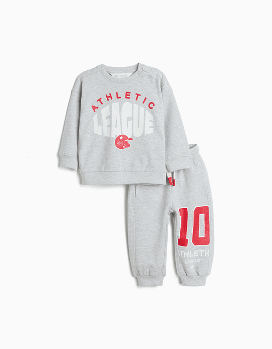 Comprar Online Conjunto de Jogging, Menino, Cinzento Claro