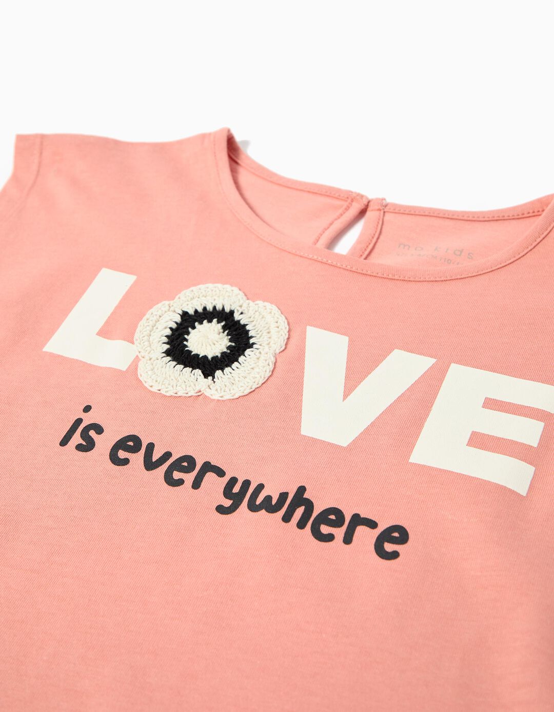 T-shirt sem Mangas, Menina, Rosa