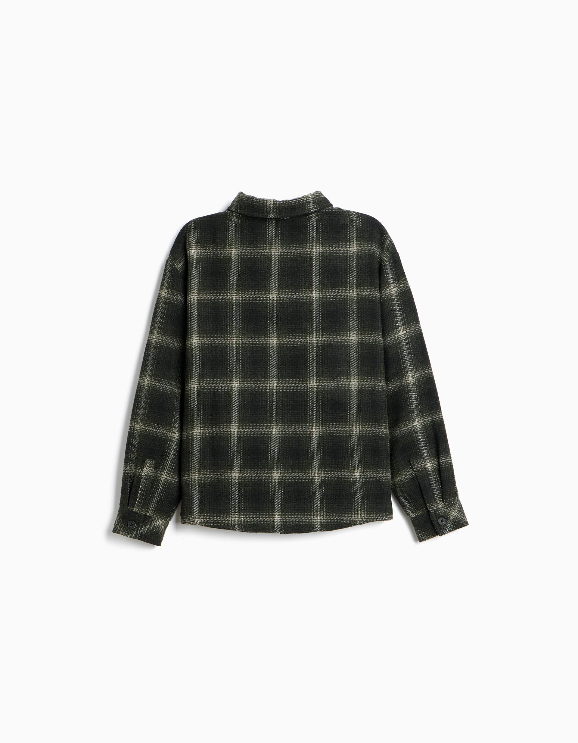 Comprar Online Camisa Xadrez, Menino, Verde Escuro