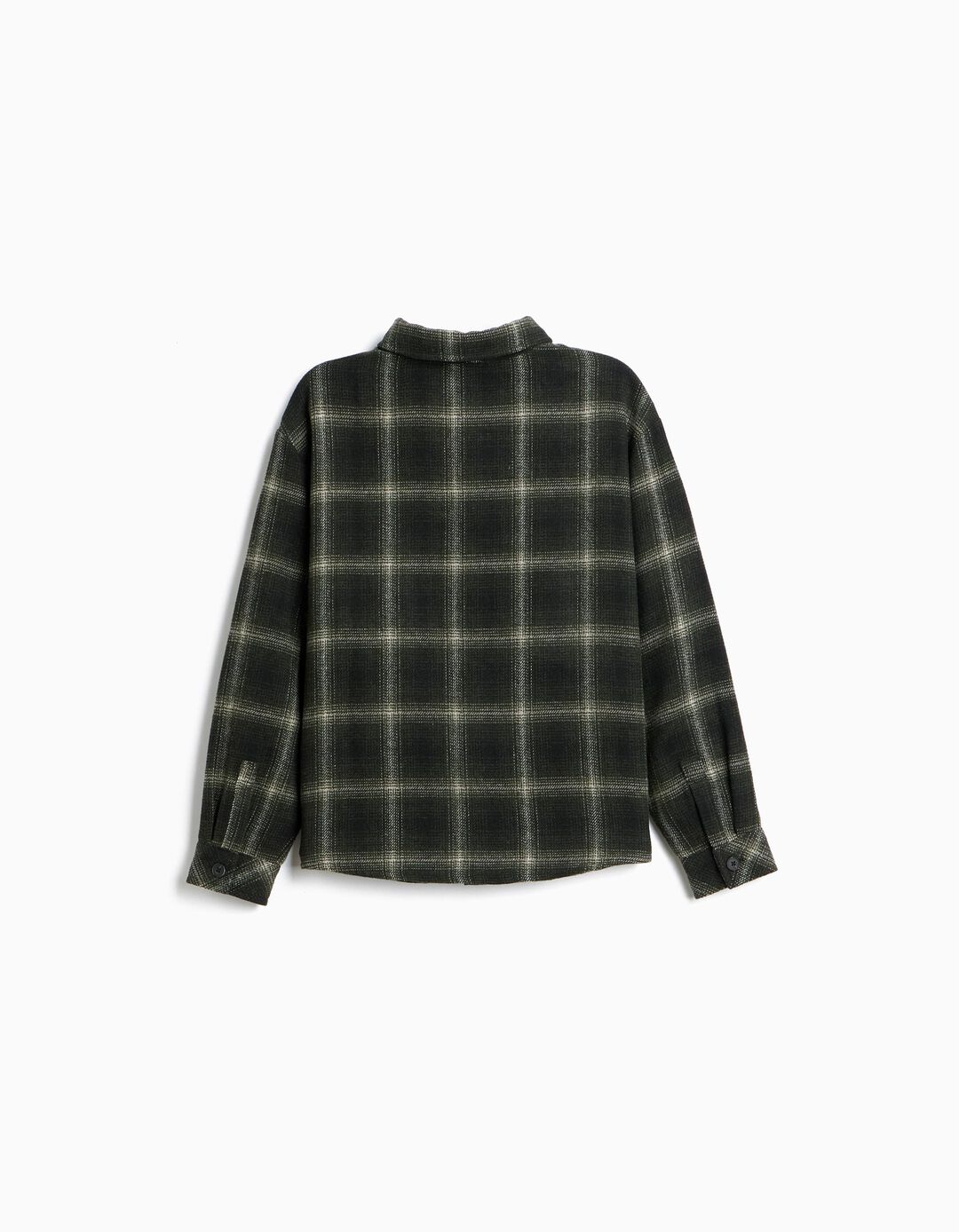 Camisa Xadrez, Menino, Verde Escuro