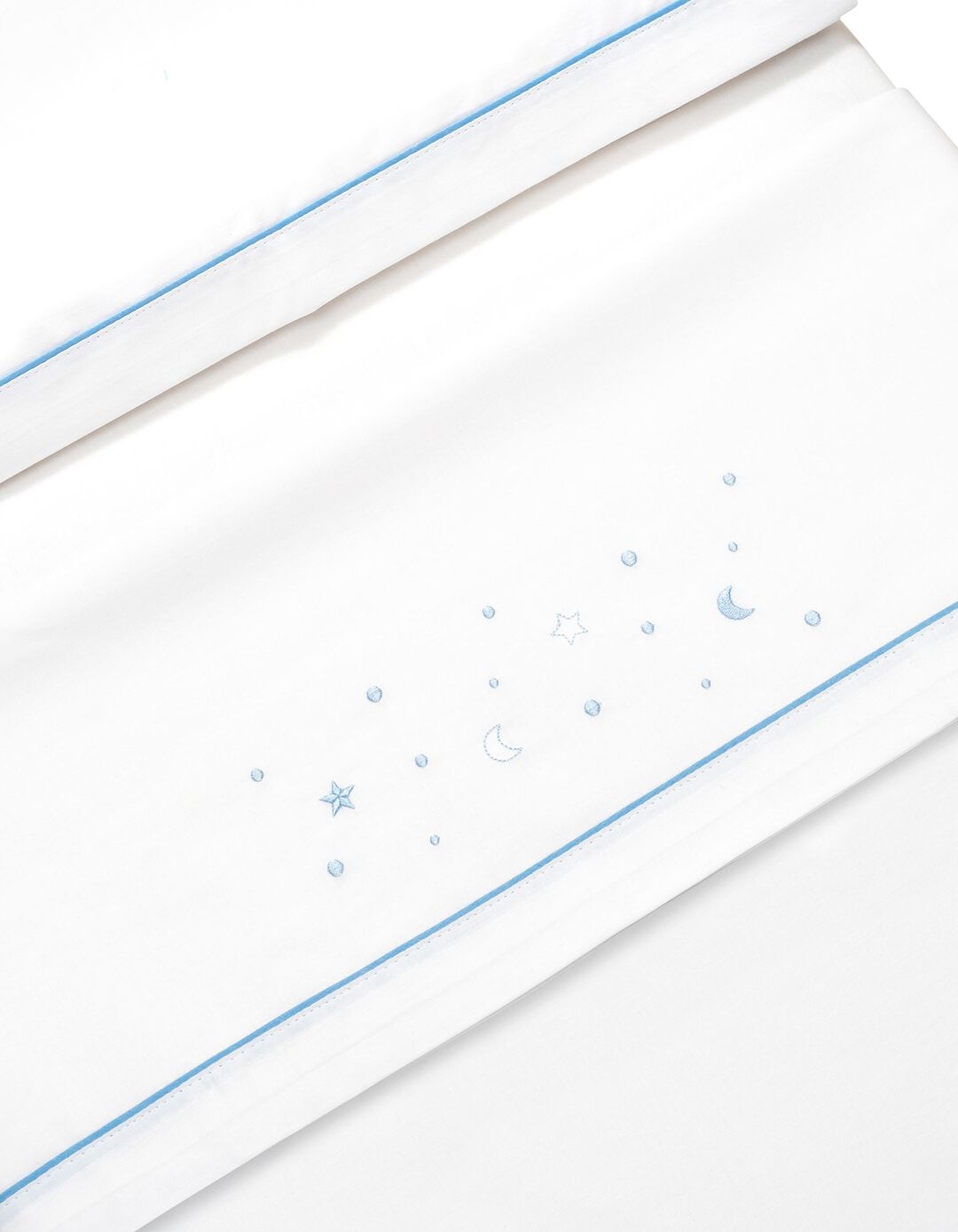 Conjunto de Len&ccedil;&oacute;is, 3 Pe&ccedil;as de Algod&atilde;o 'Stars' 60x120 cm, Azul
