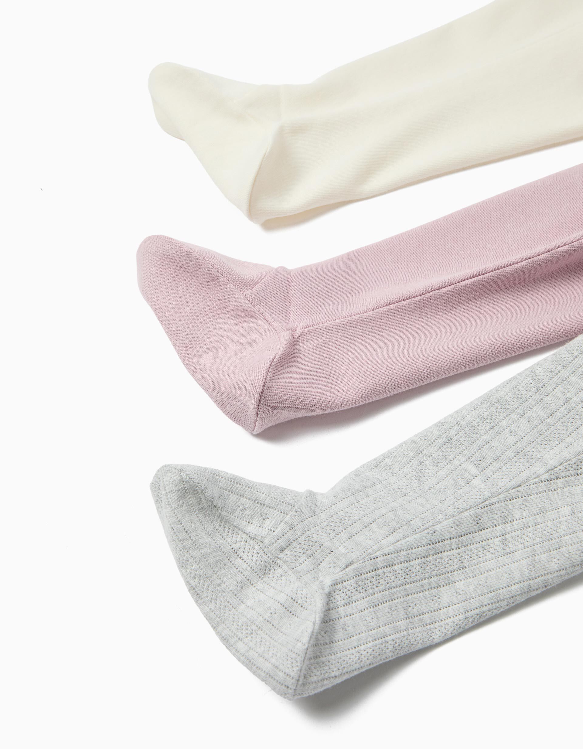 Comprar Online Pack 3 Cal&ccedil;as com P&eacute;s, Beb&eacute;, Multicor