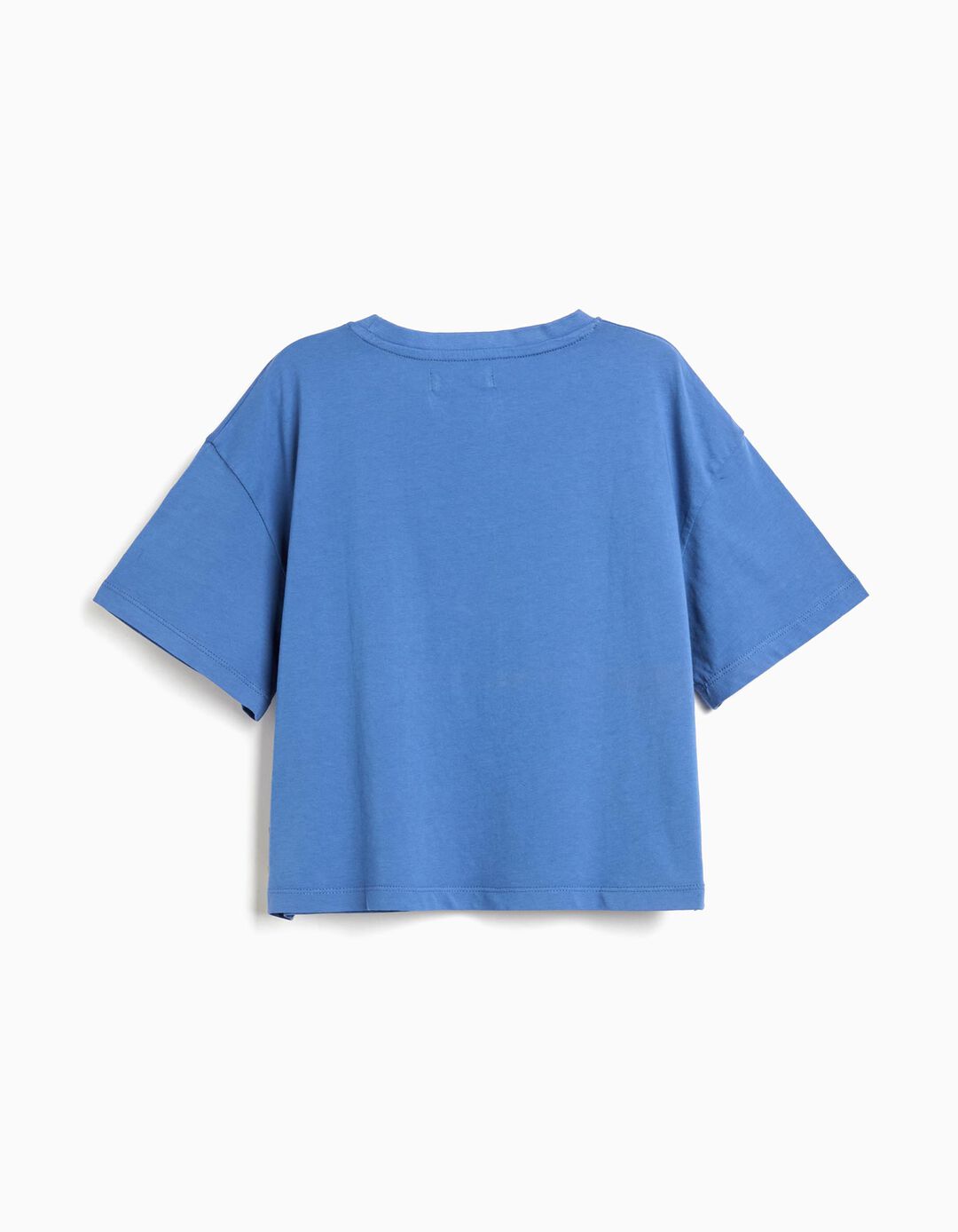 T-shirt Print, Menina, Azul