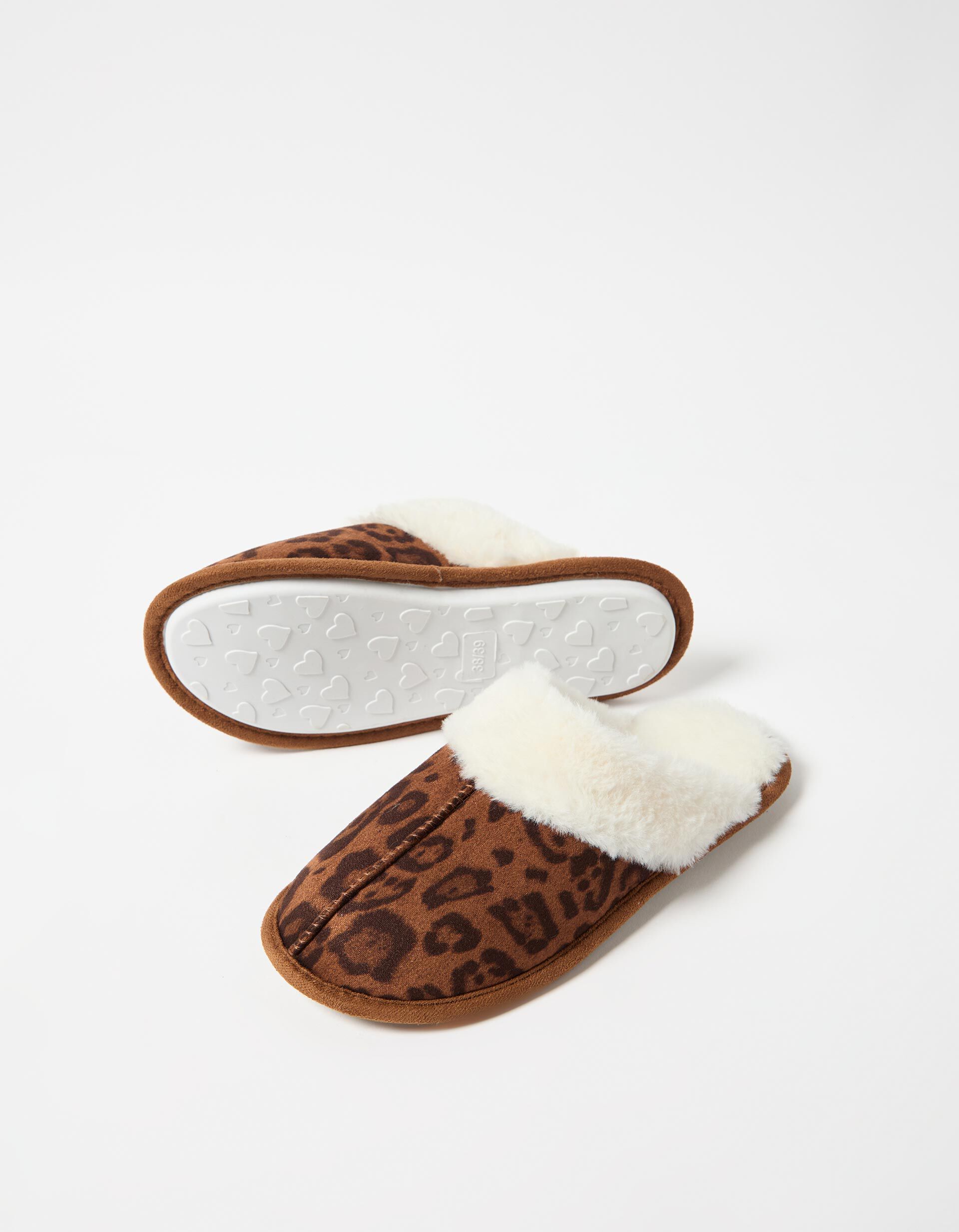 Comprar Online Chinelos de Quarto Animal Print, Mulher, Castanho 