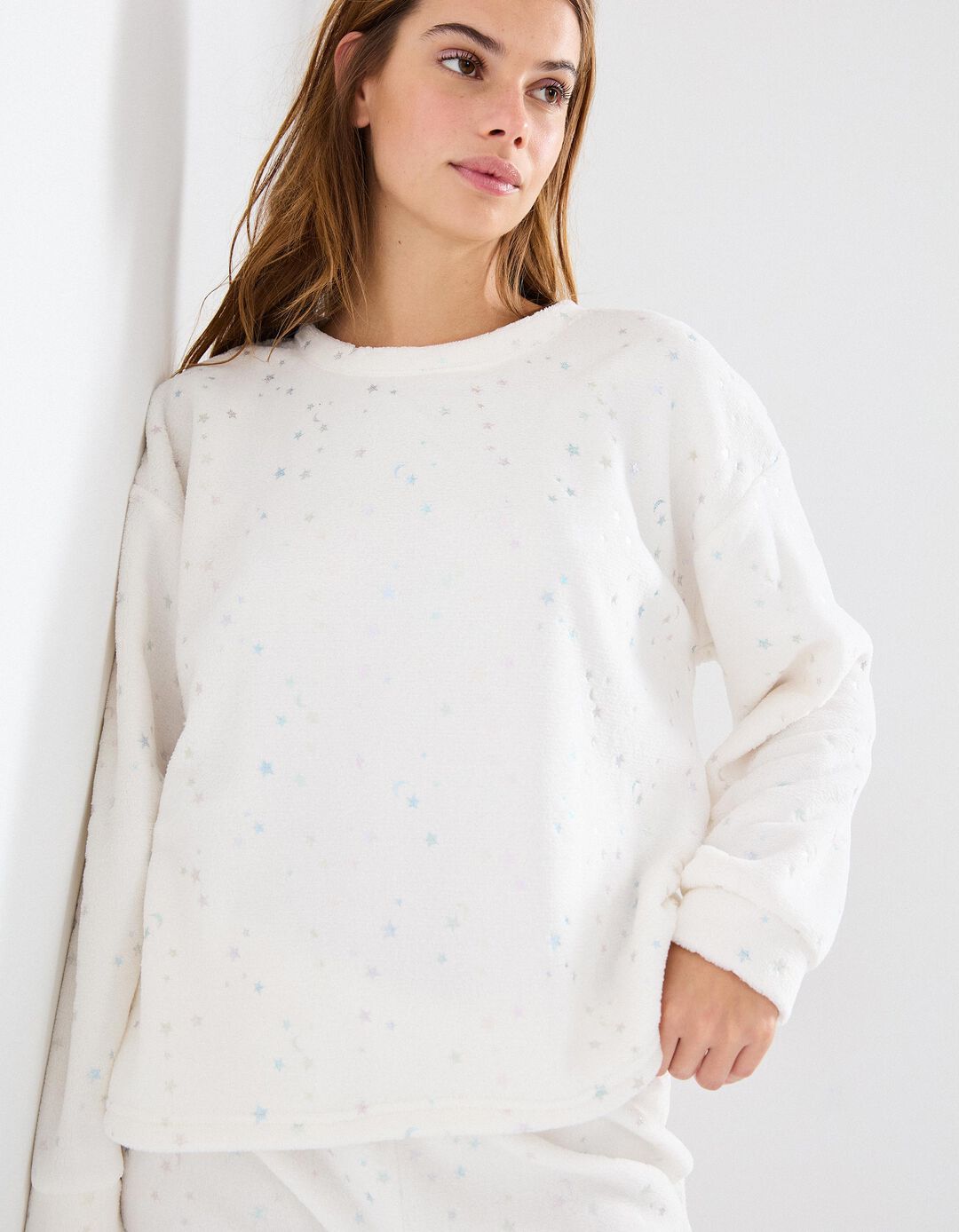 Pijama, Mulher, Branco 