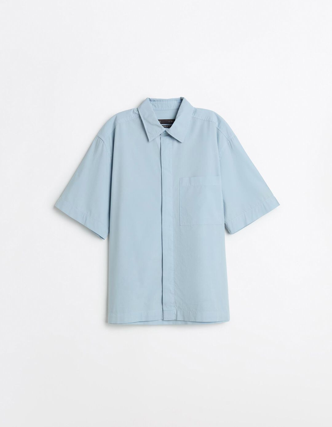 Camisa Popline, Homem, Azul Claro