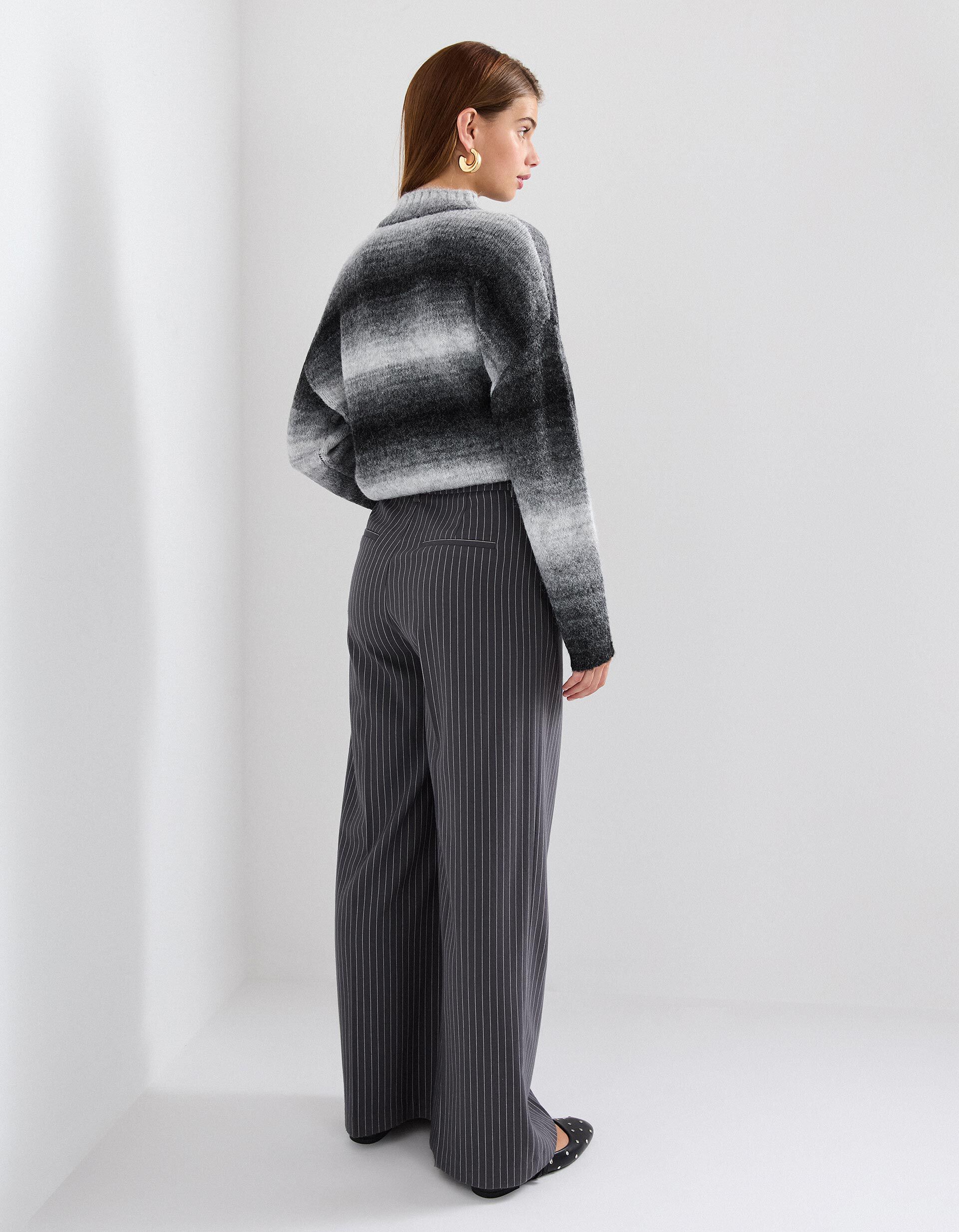 Comprar Online Cal&ccedil;as Wide Leg, Mulher, Cinzento Escuro