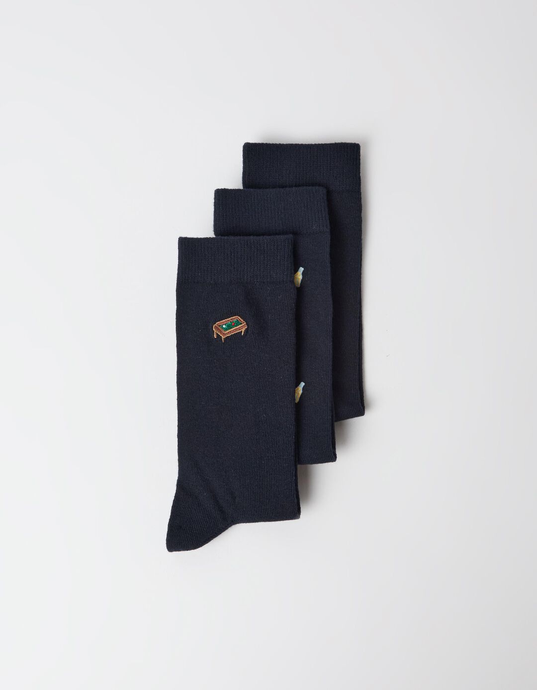 Pack 3 Pares De Meias, Homem, Azul Escuro