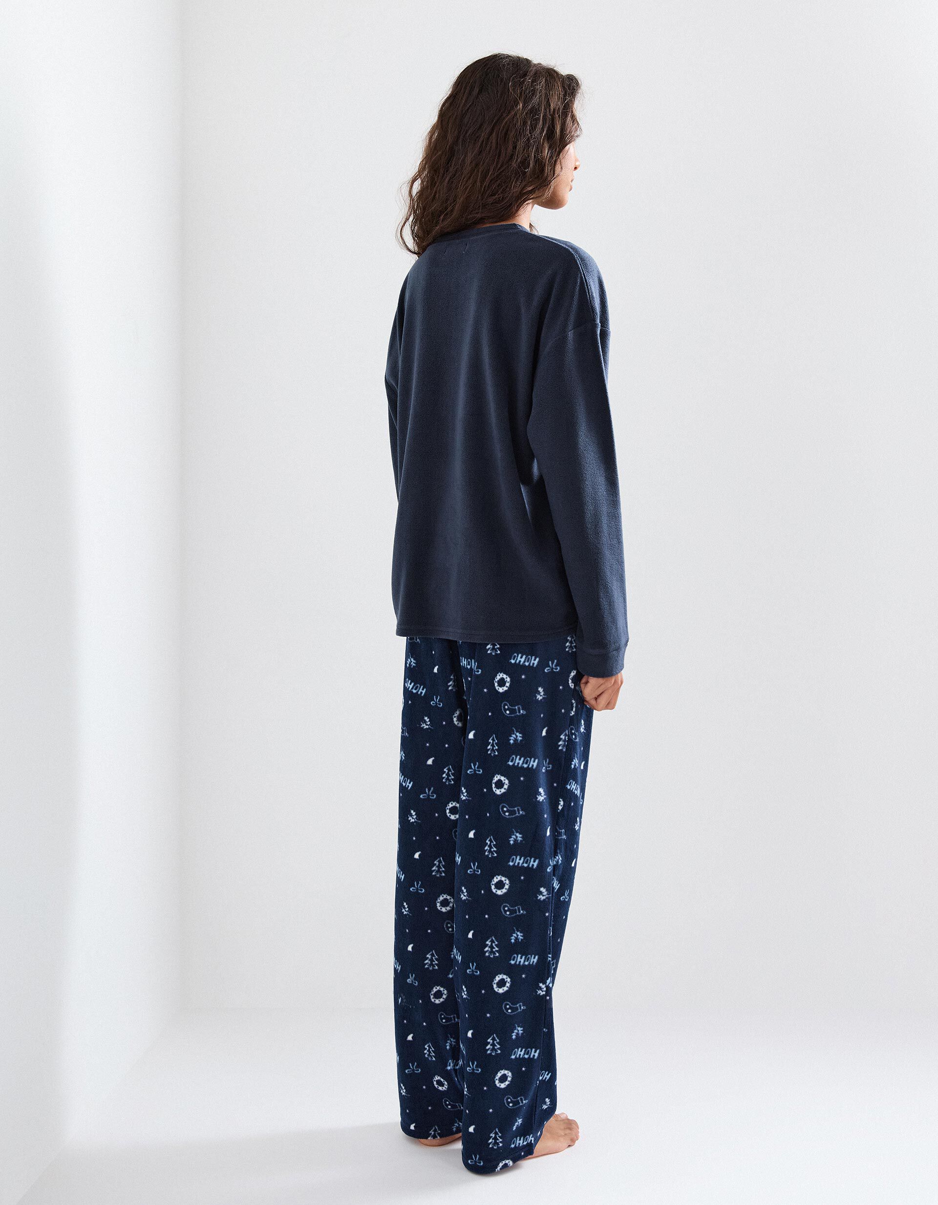 Comprar Online Pijama Polar Natal, Mulher, Azul Escuro 