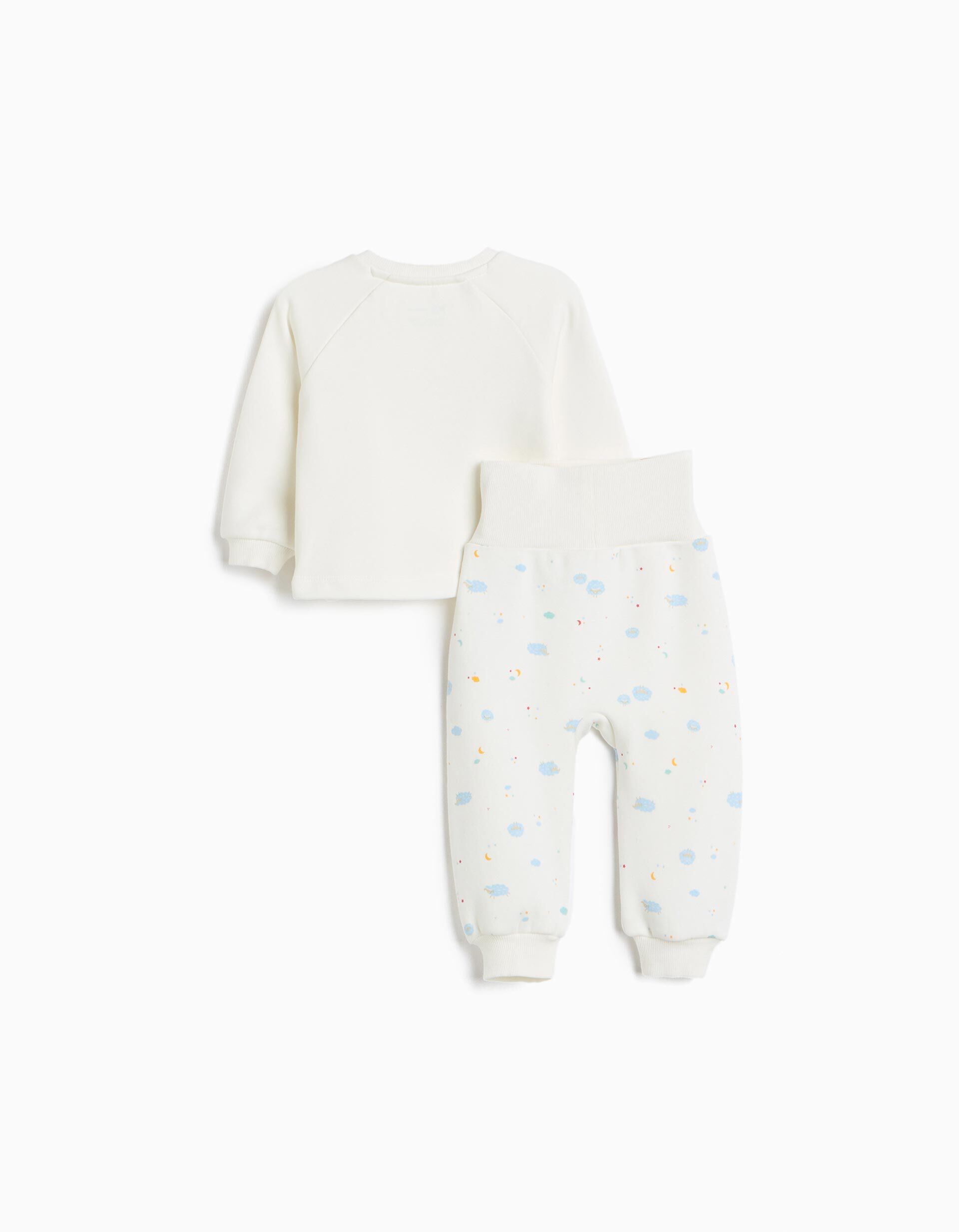 Comprar Online Pijama De Felpa Cardada, Menino, Bege Claro