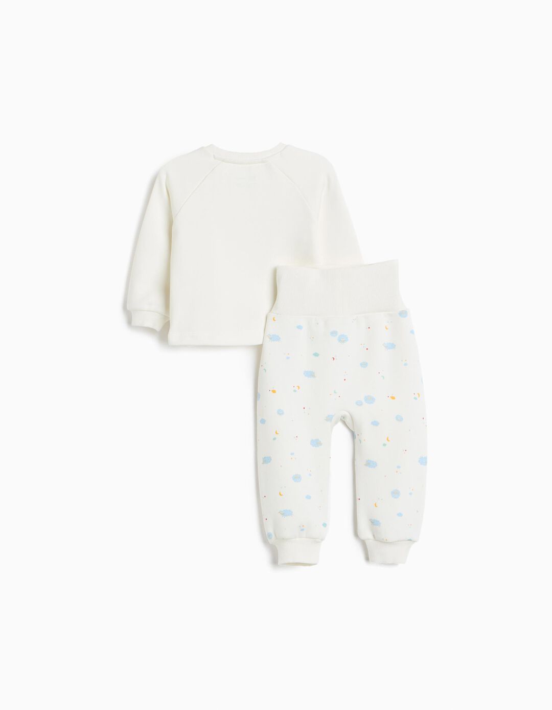Pijama De Felpa Cardada, Menino, Bege Claro