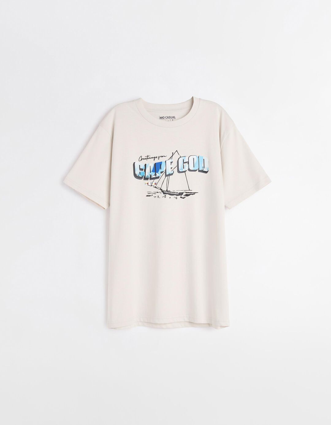 T-shirt, Homem, Bege