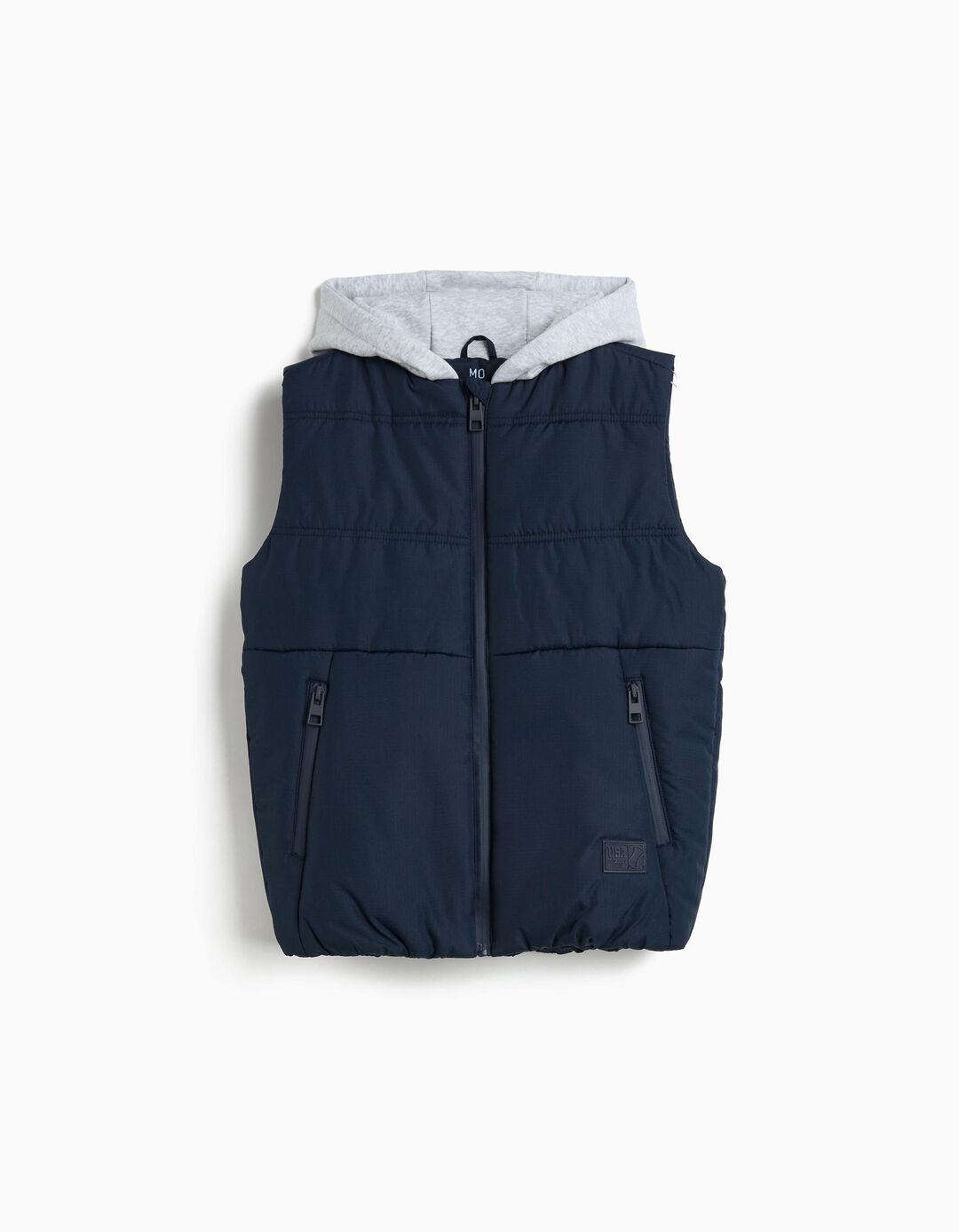 Colete com Capuz, Menino, Azul Escuro