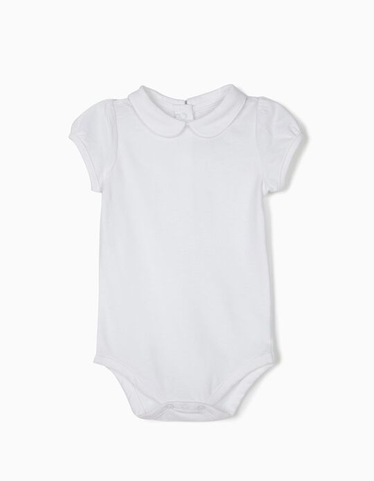 Body para Rec&eacute;m-Nascida, Branco