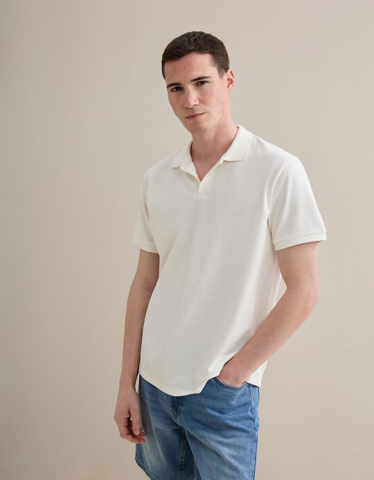 Comprar Online Polo Piquet, Homem, Cru