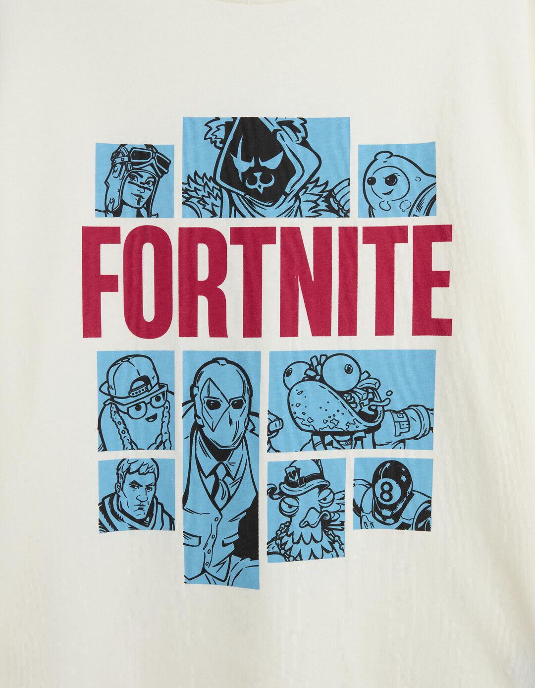 T-shirt  'Fortnite', Menino, Branco