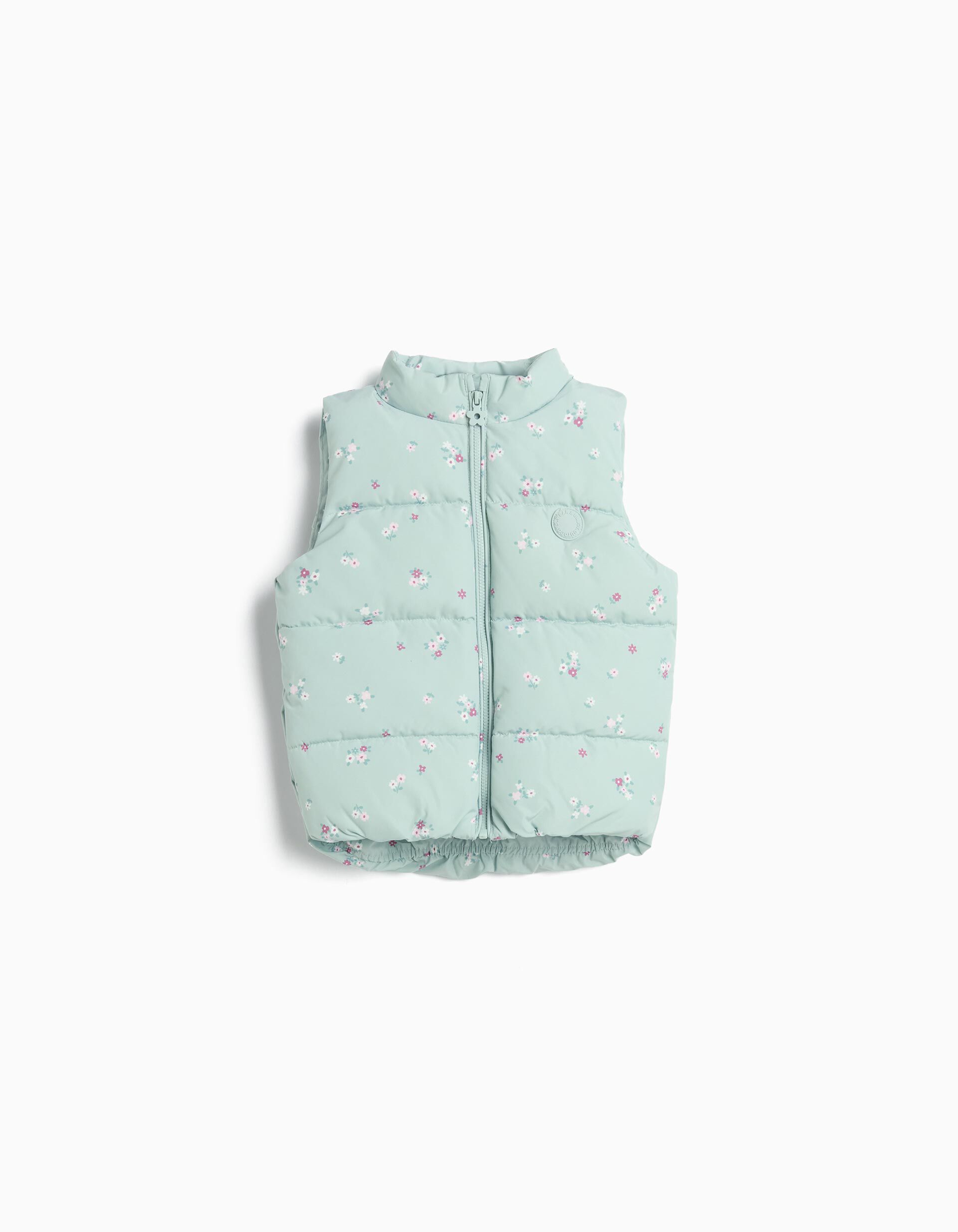 Comprar Online Colete Acolchoado, Menina, Verde Claro