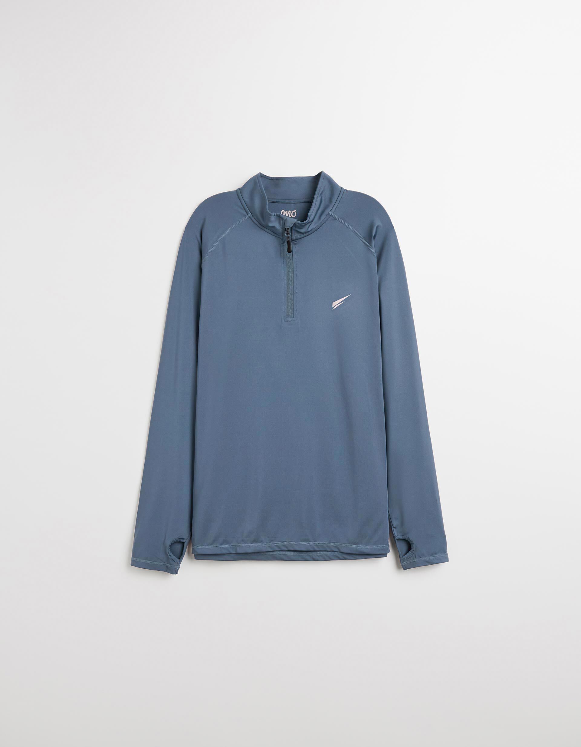 Comprar Online T-shirt Manga Comprida de Desporto, Homem, Azul