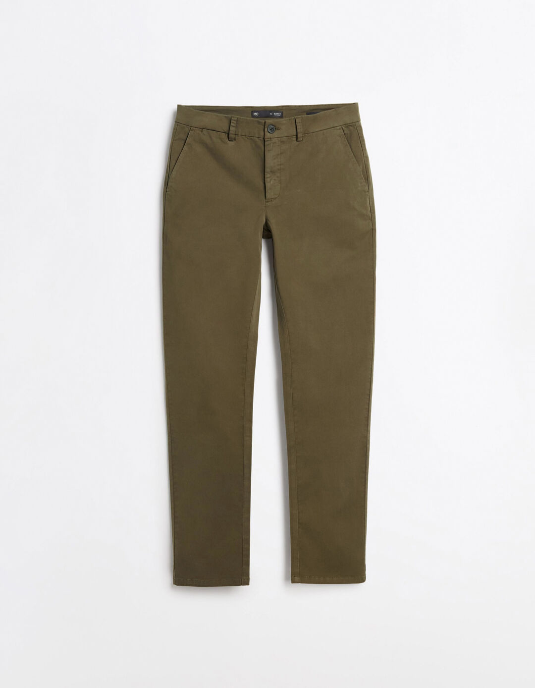 Calças Chino Slim, Homem, Verde Escuro