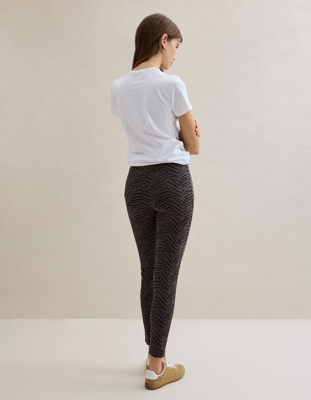 Leggings, Mulher, Cinzento Escuro