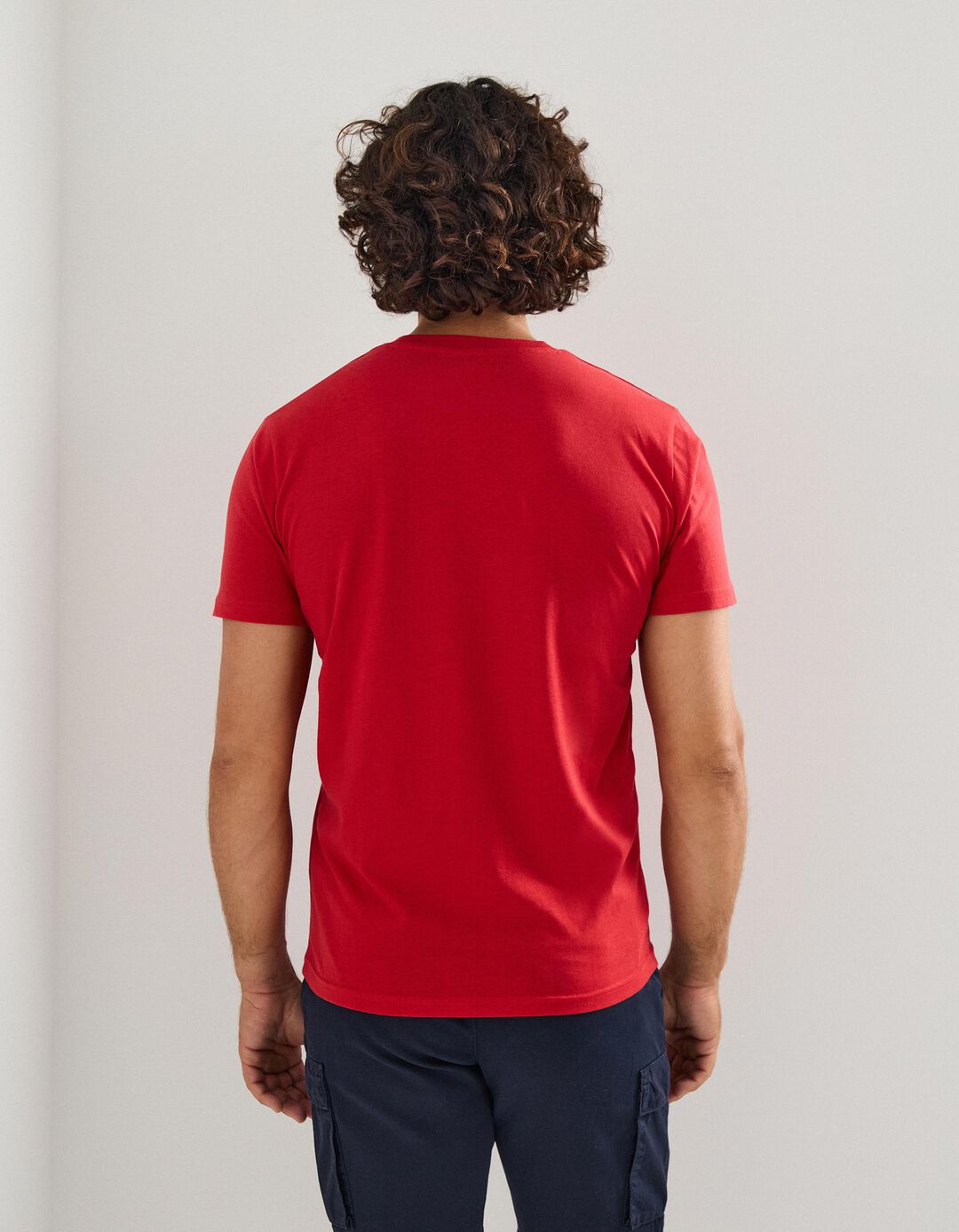 T-shirt Print, Homem, Vermelho