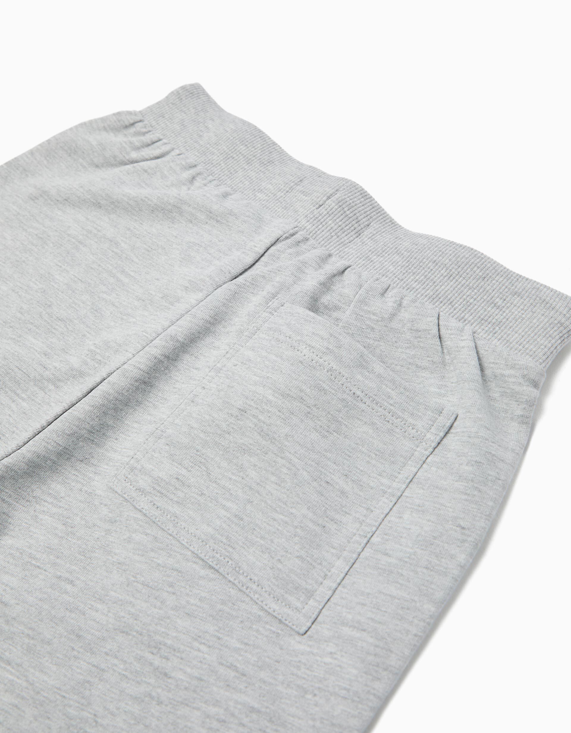 Comprar Online Cal&ccedil;&otilde;es Fleece, Menino, Cinzento Claro