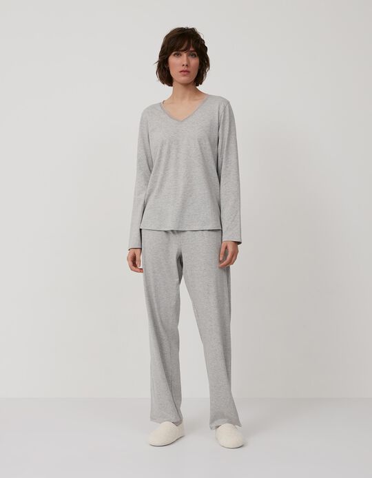 Plain Pyjamas, Women, Grey