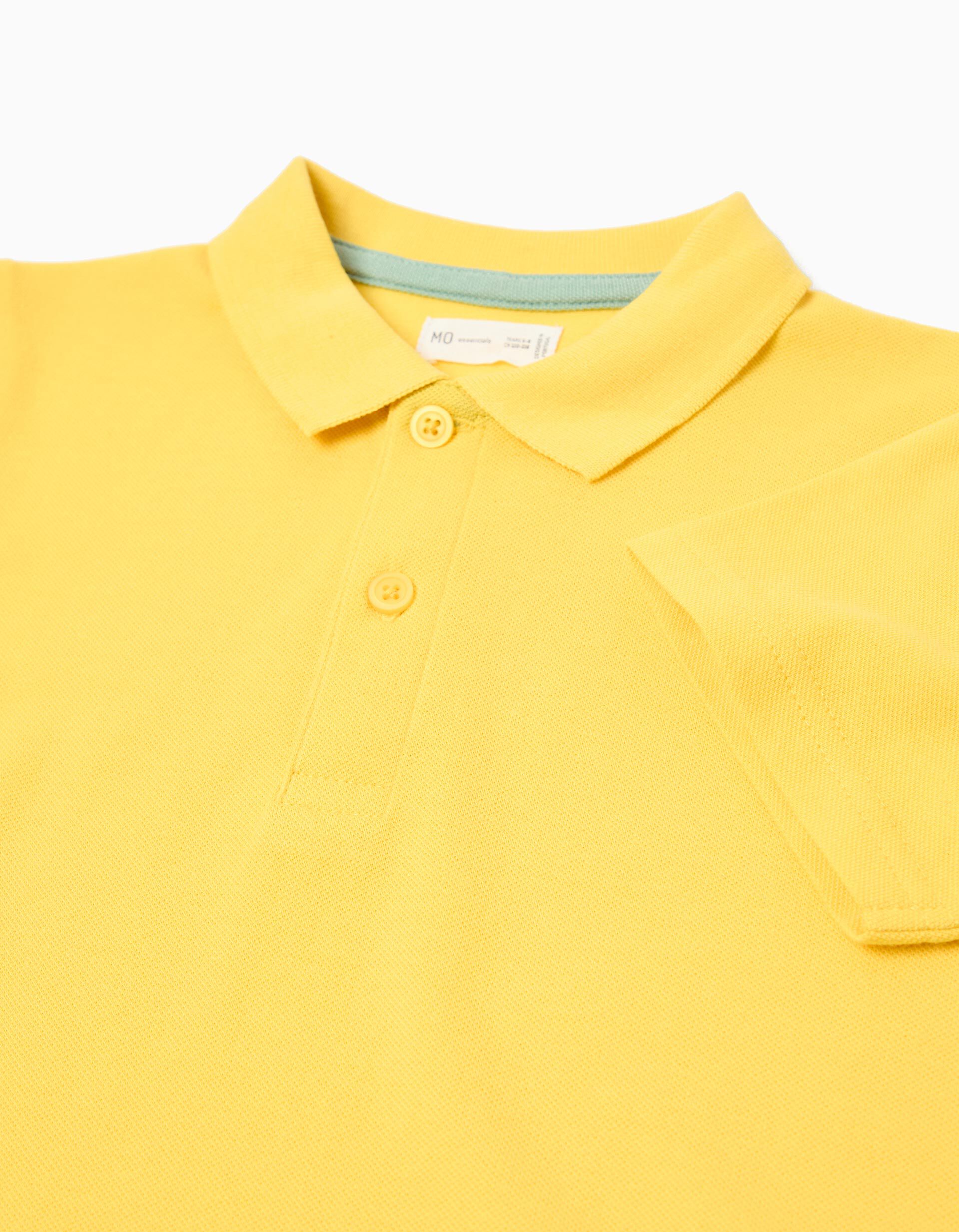 Comprar Online Polo Piquet, Menino, Amarelo