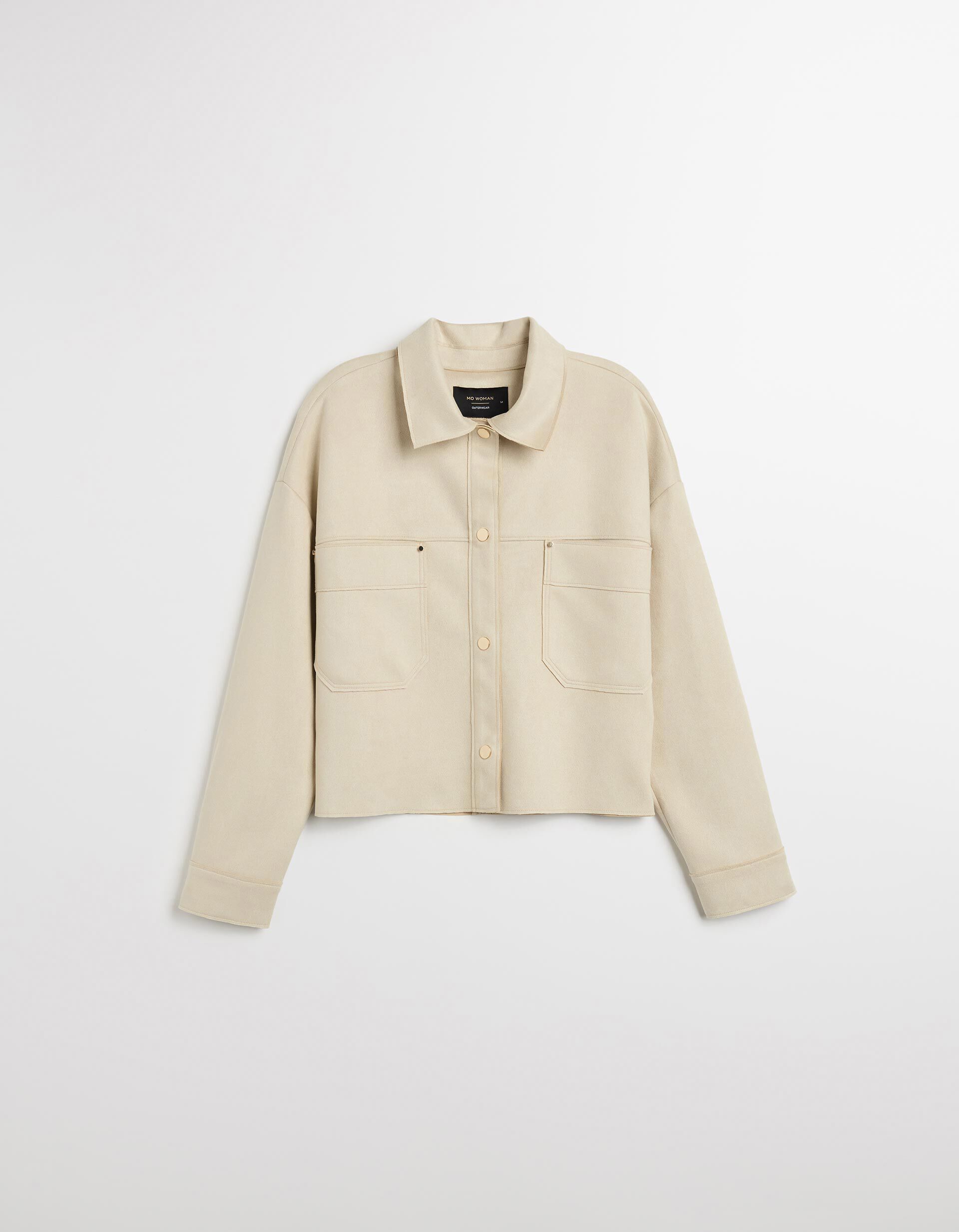 Comprar Online Casaco em Microfibra, Mulher, Branco