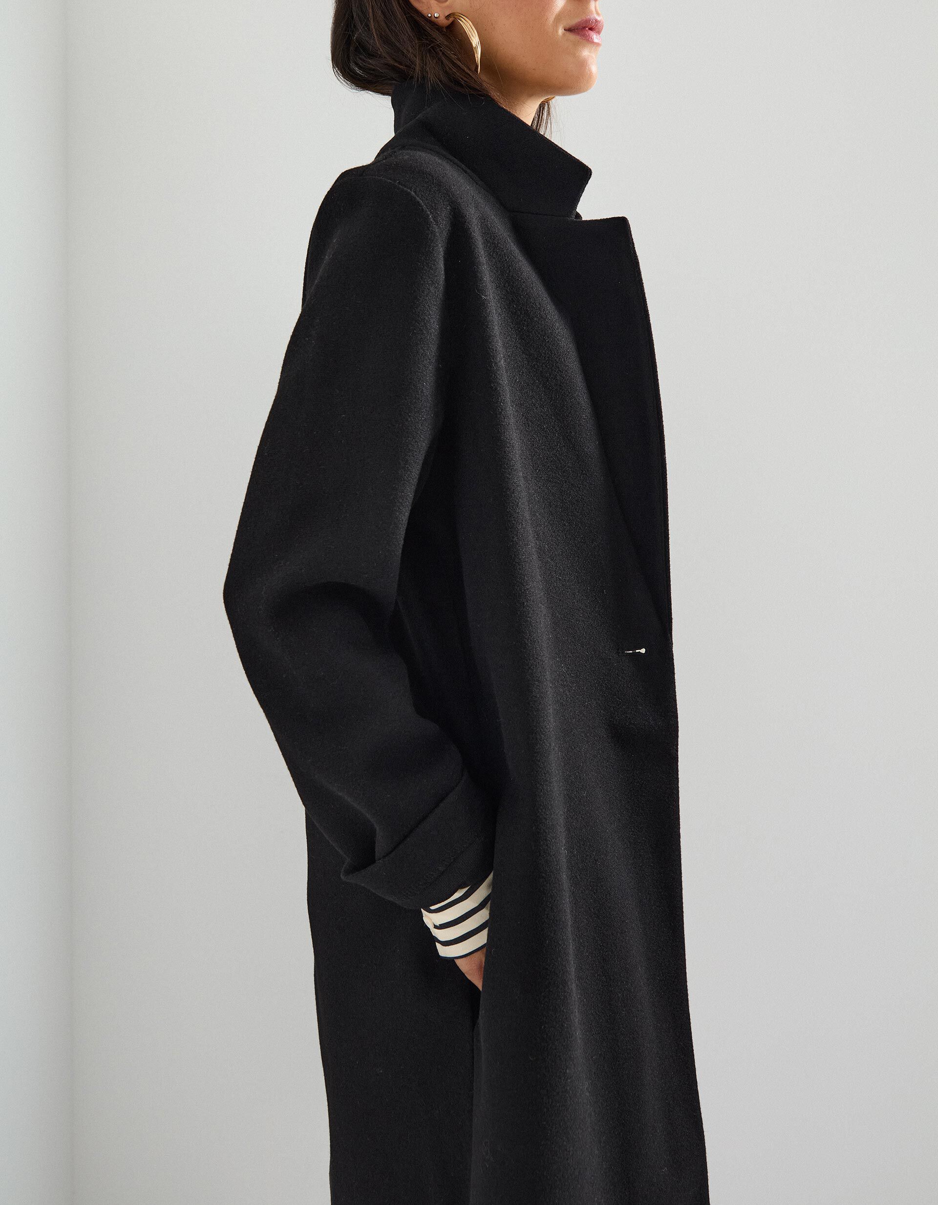 Comprar Online Casaco Comprido, Mulher, Preto