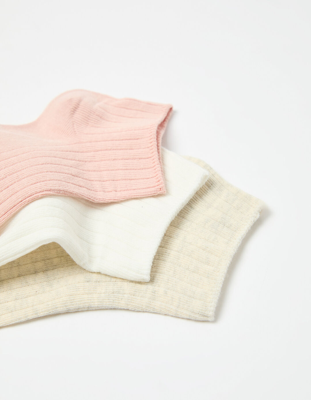 Pack 3 Pares de Meias Tornozelo, Mulher, Multicor