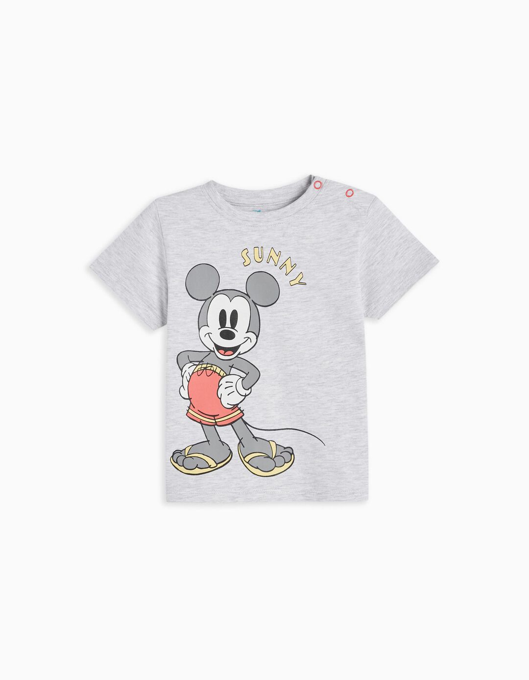 T-shirt 'Disney', Bebé Menino, Cinzento Claro