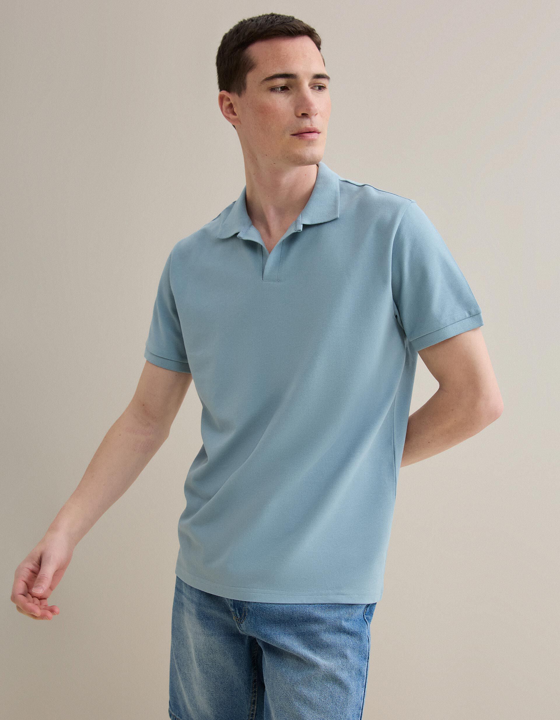 Comprar Online Polo Piquet, Homem, Azul Claro