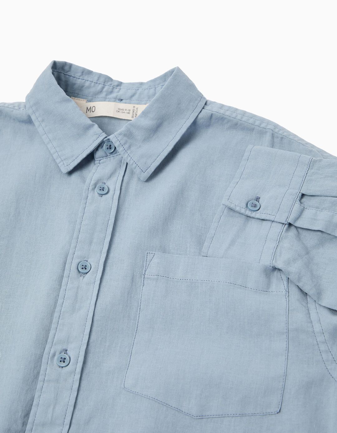 Camisa 'Relaxed Fit', Menino, Azul