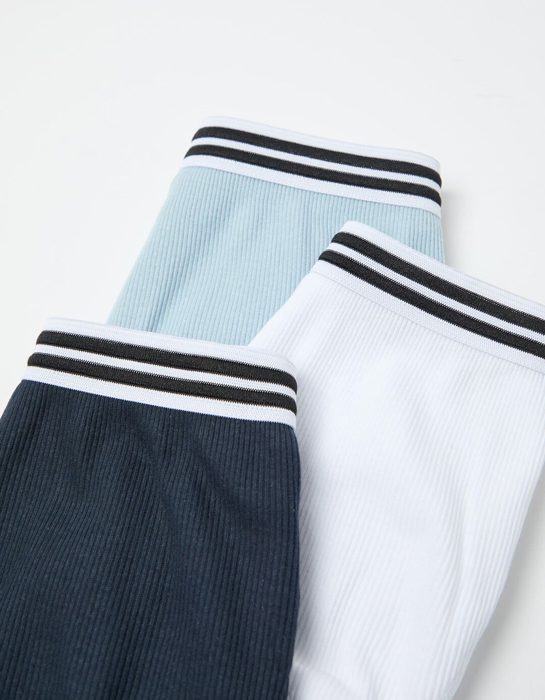 Pack 3 Cuecas Caneladas, Mulher, Multicor