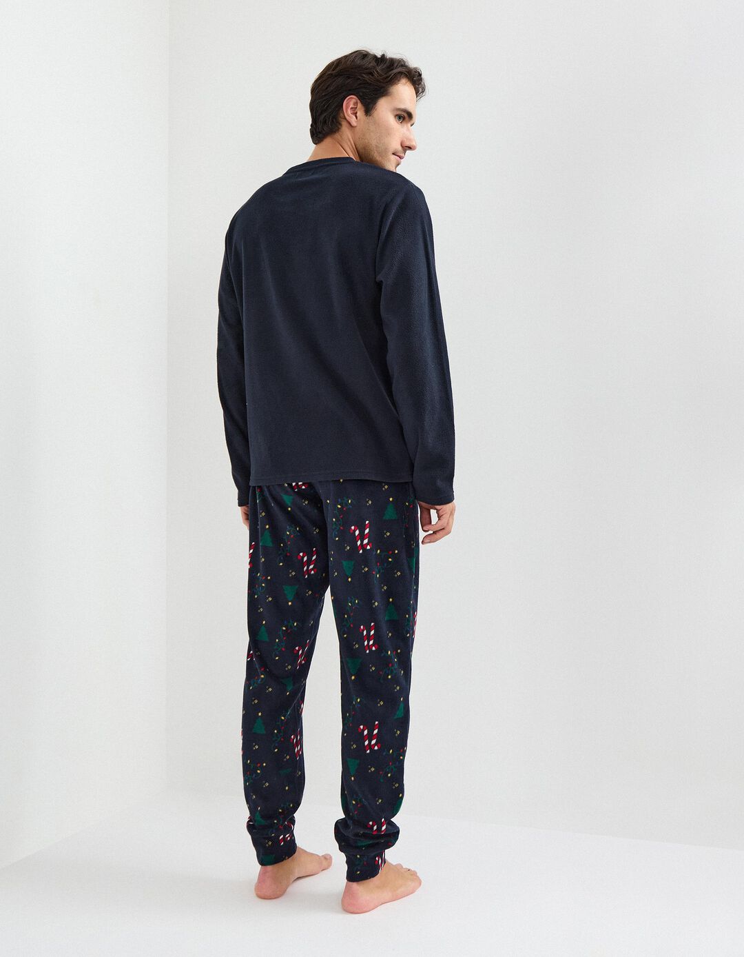 Pijama de Natal, Homem, Azul Escuro