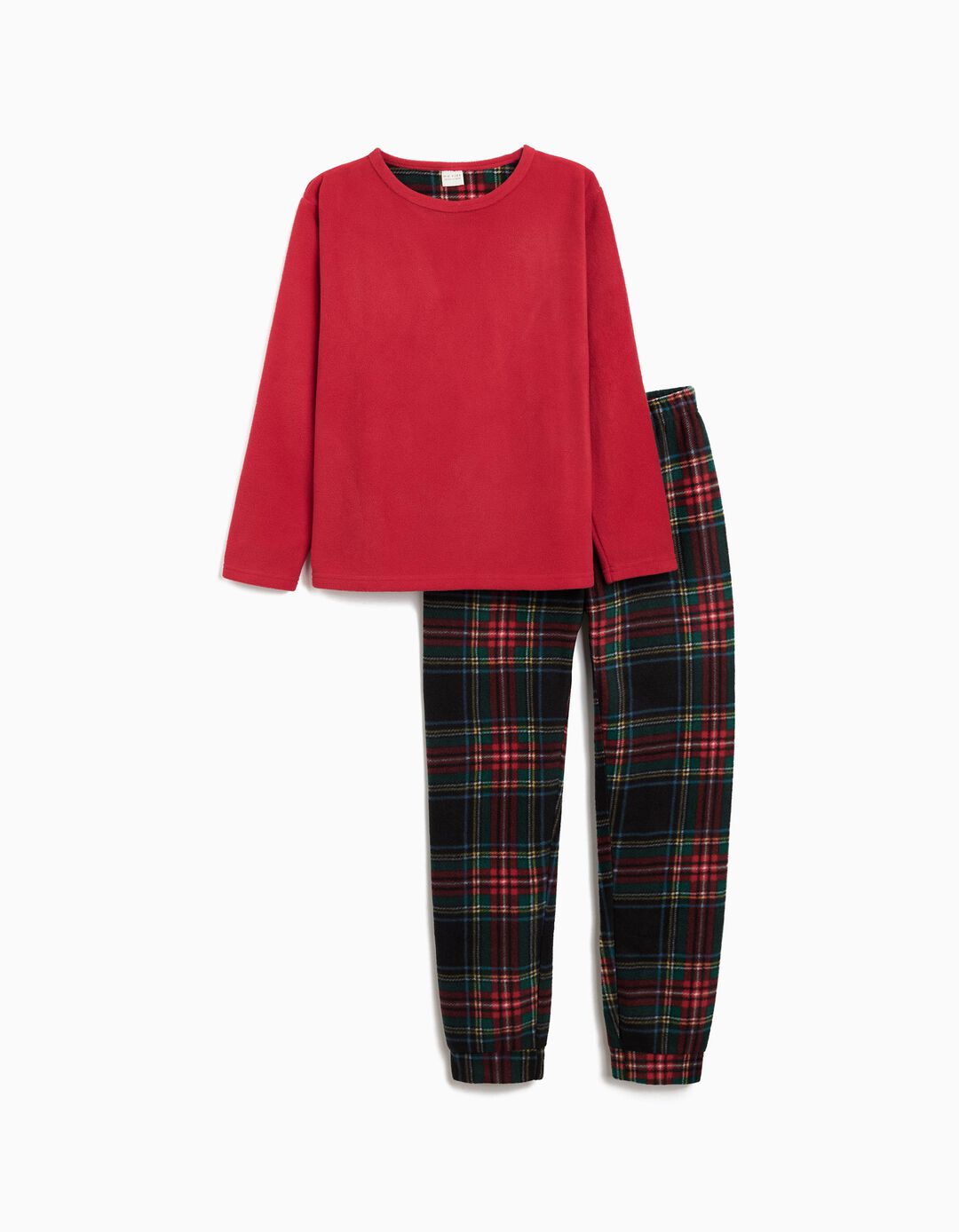 Pijama Polar de Natal, Menino, Vermelho