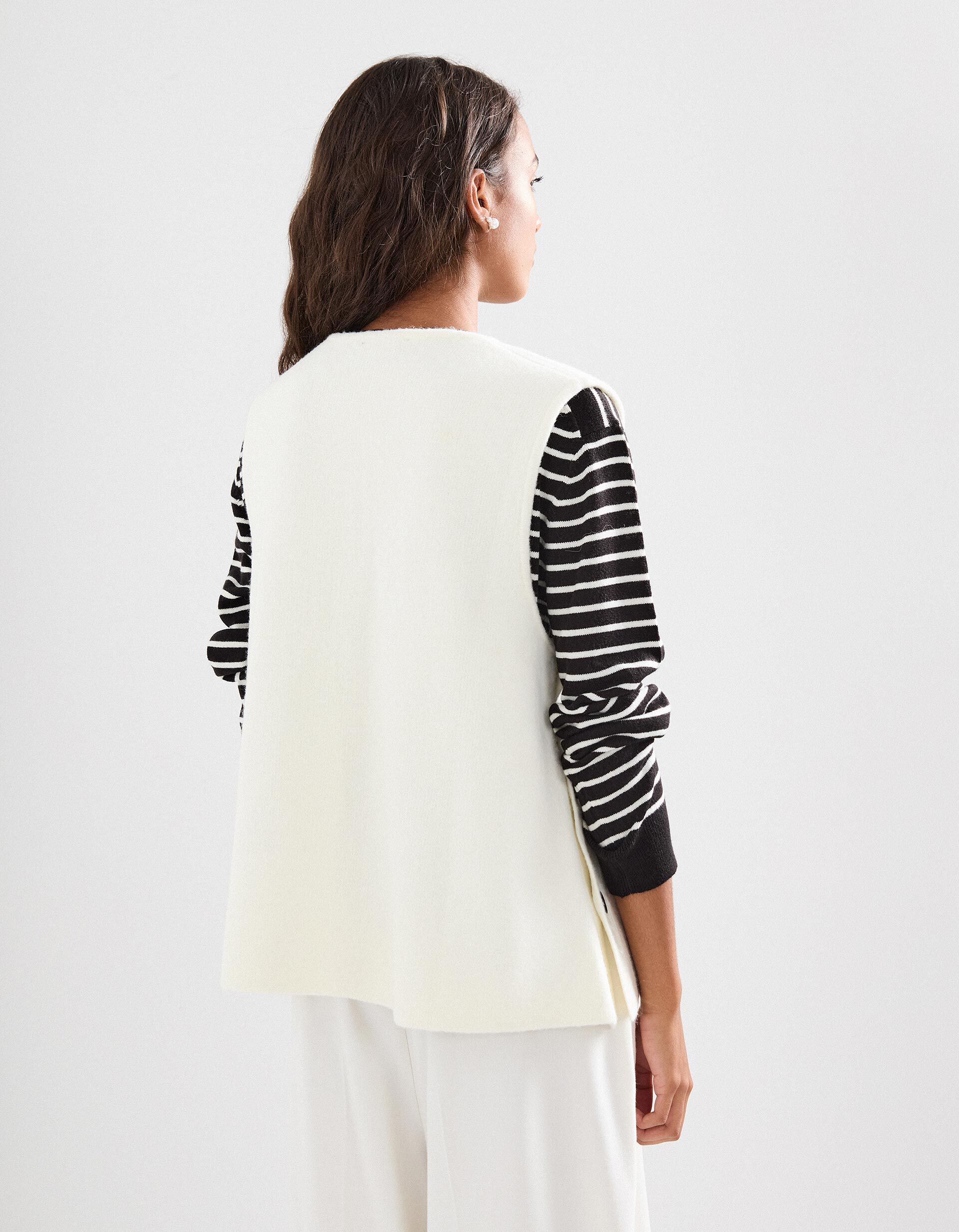 Comprar Online Colete de Malha, Mulher, Branco
