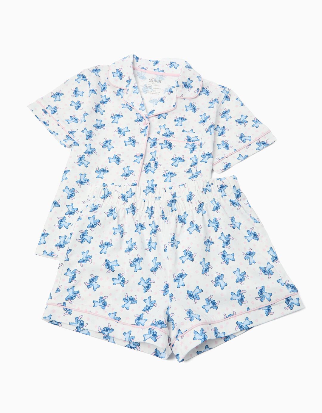 Pijama 'Stitch' &copy;Disney, Menina, Branco 