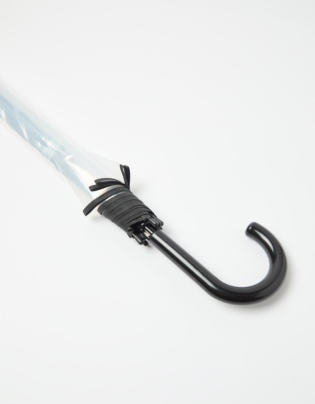 Guarda-chuva Transparente, Mulher, Preto