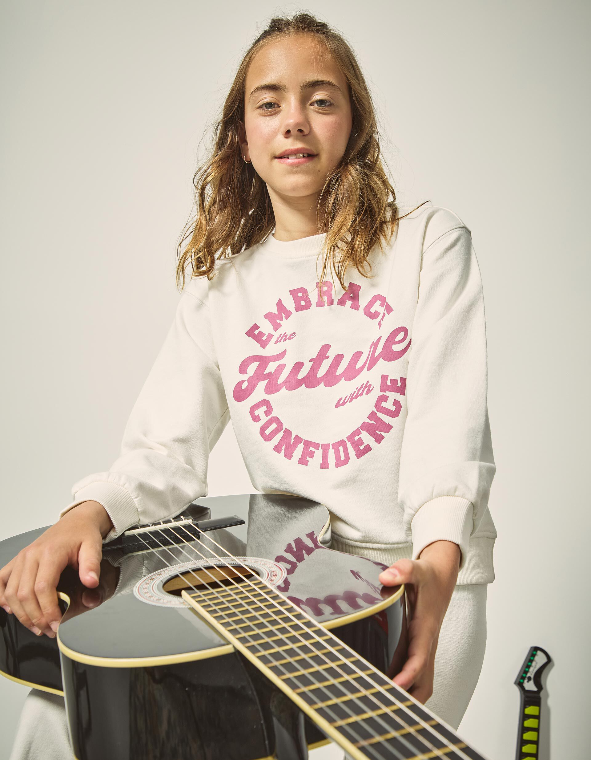 Comprar Online Conjunto de Jogging Felpa, Menina, Branco