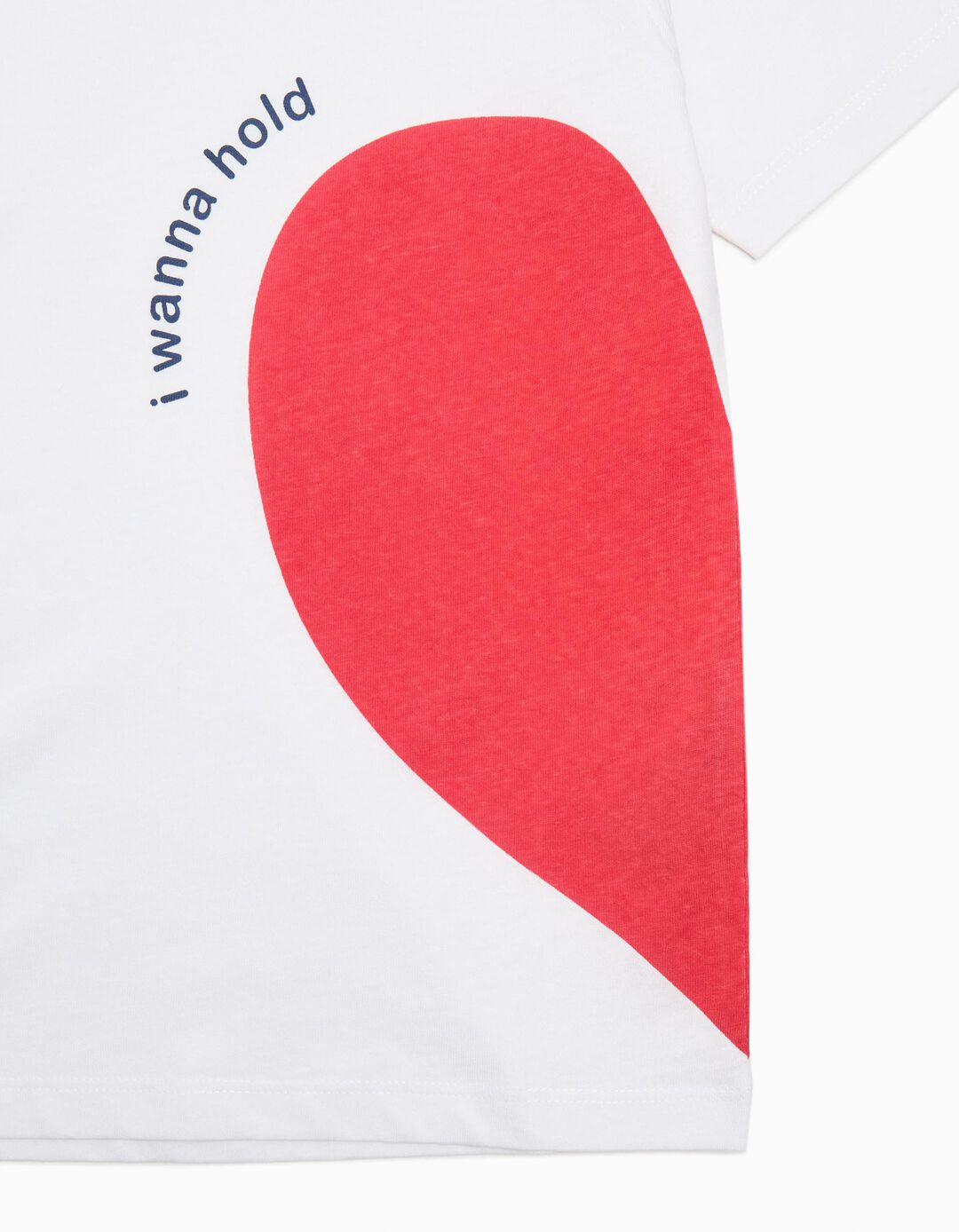 T-shirt Dia dos Namorados, Menino, Branco