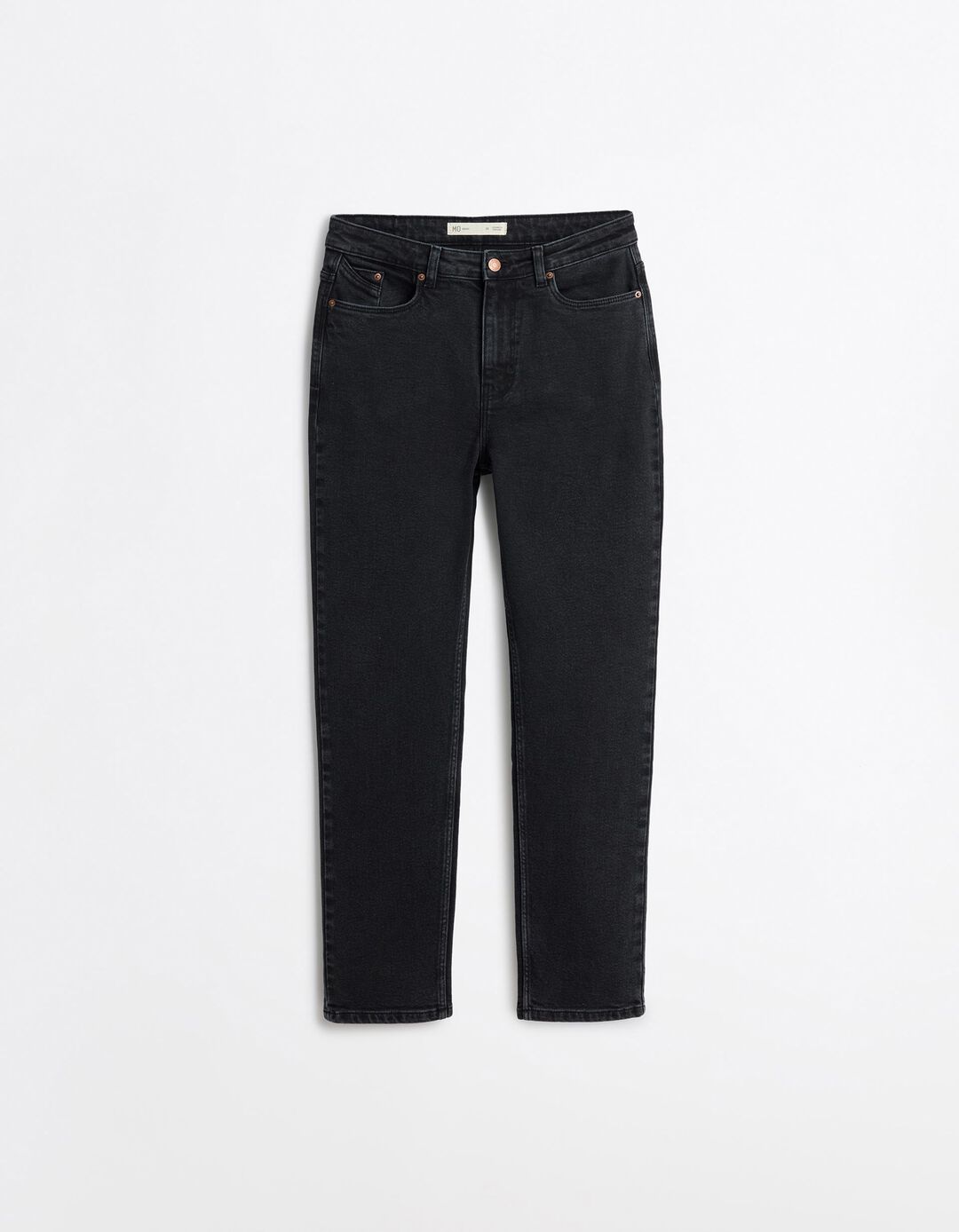 Cal&ccedil;as de Ganga 'Tapered Mom Fit', Mulher, Preto