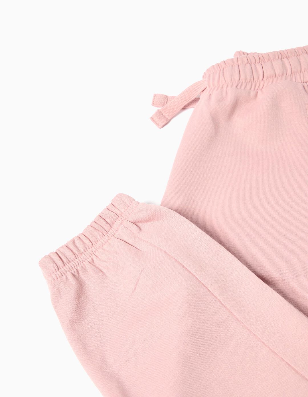 Joggers de Felpa, Menina, Rosa Claro