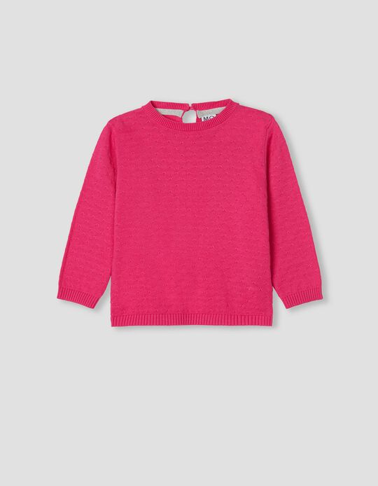 Knitted jumper, Baby Girls, Pink