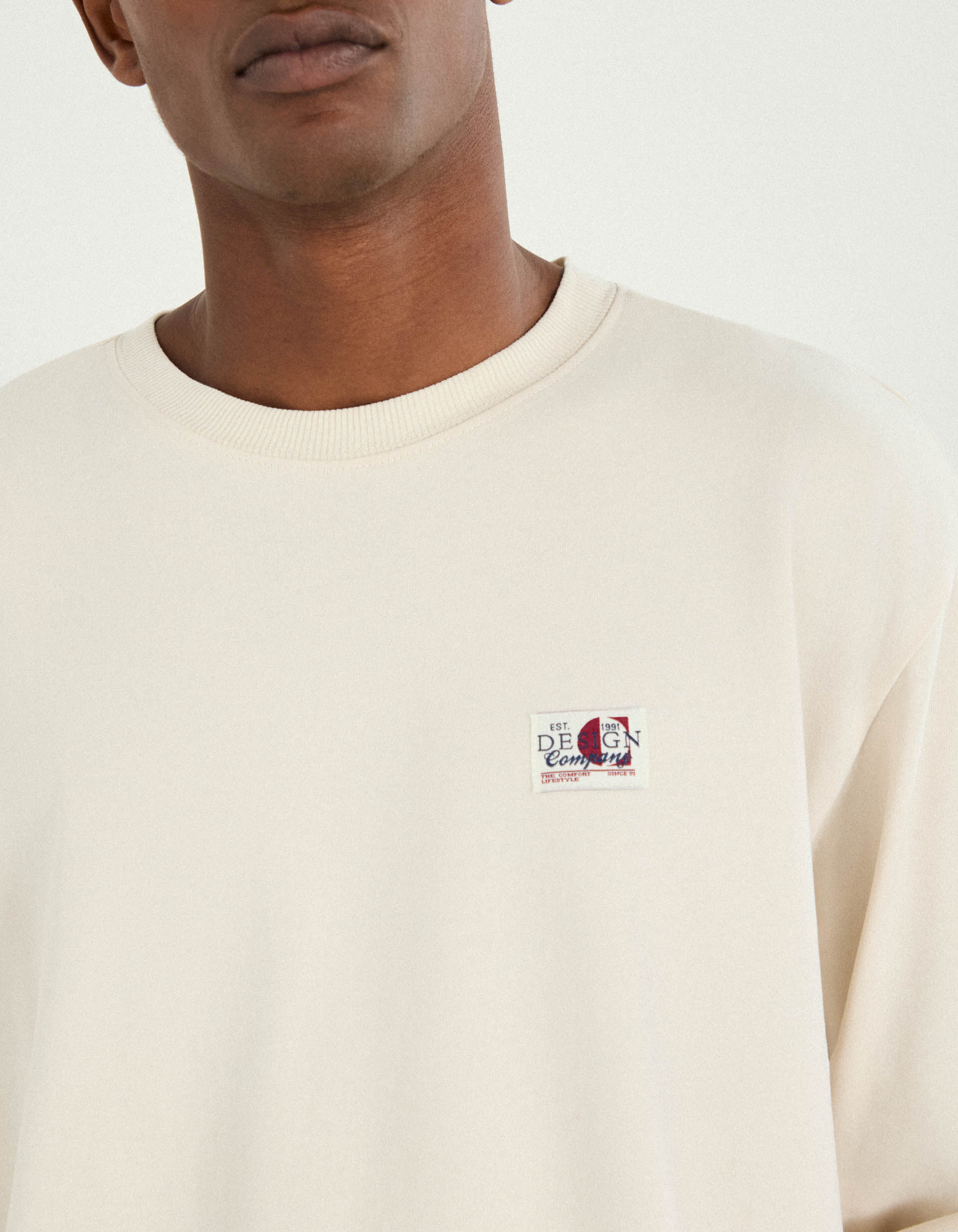 Comprar Online T-shirt de Manga Comprida, Homem, Cinzento Claro 