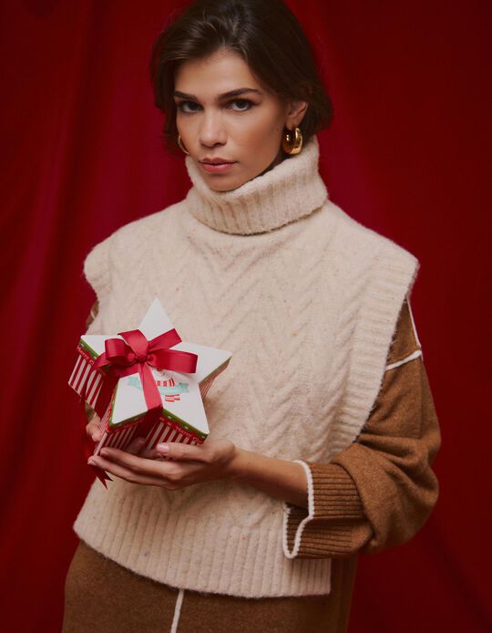 Comprar Online Gola de Malha, Mulher, Bege