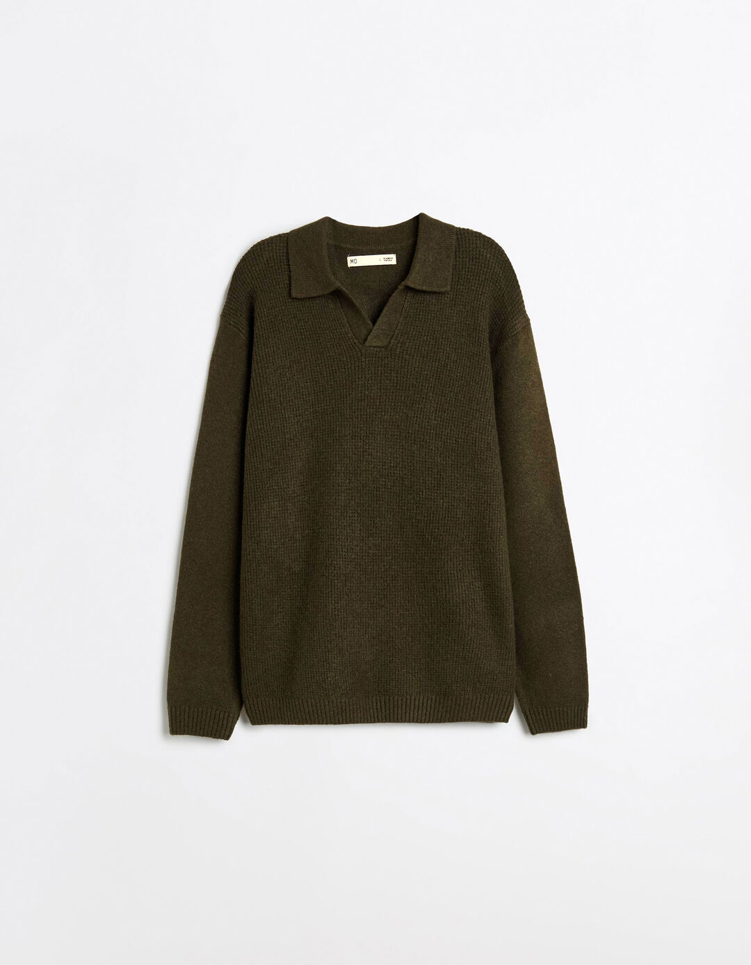 Polo de Malha, Homem, Verde Escuro