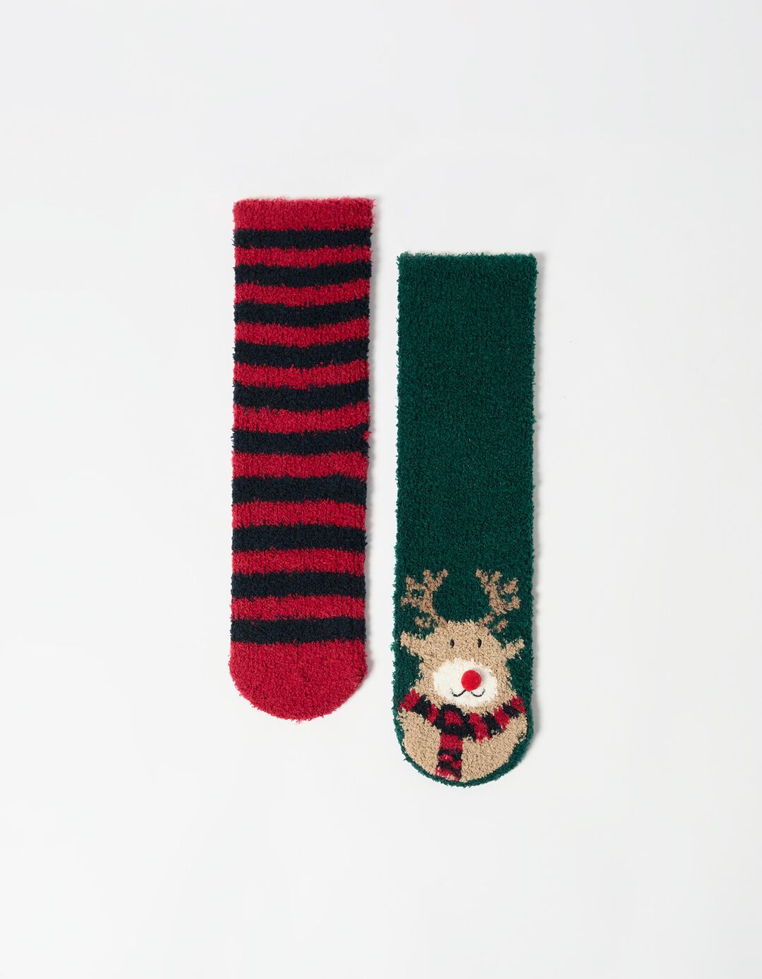 Pack de 2 Pares de Meias de Natal, Homem, Multicor