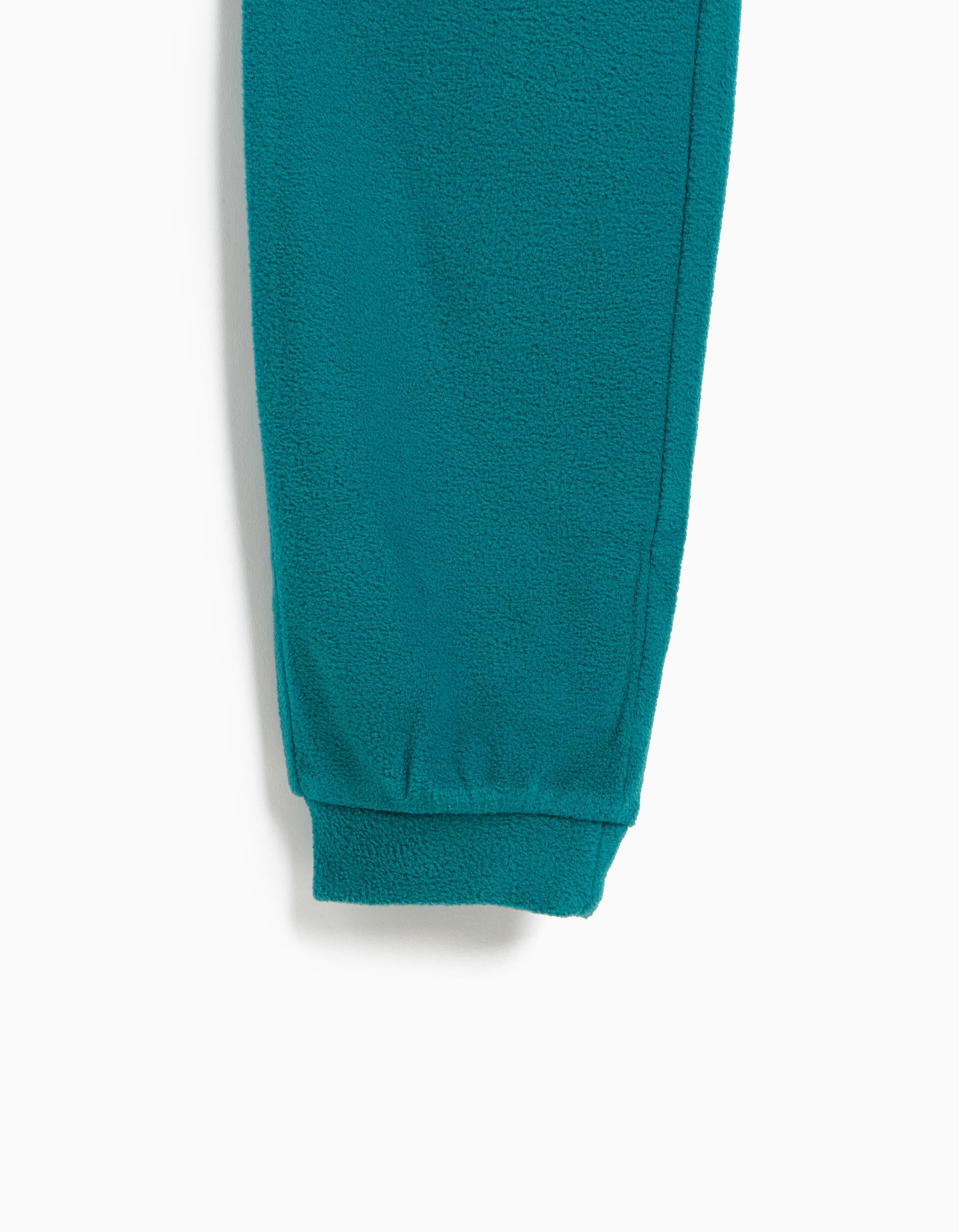Comprar Online Pijama Polar &Agrave;s Riscas, Menino, Verde Escuro